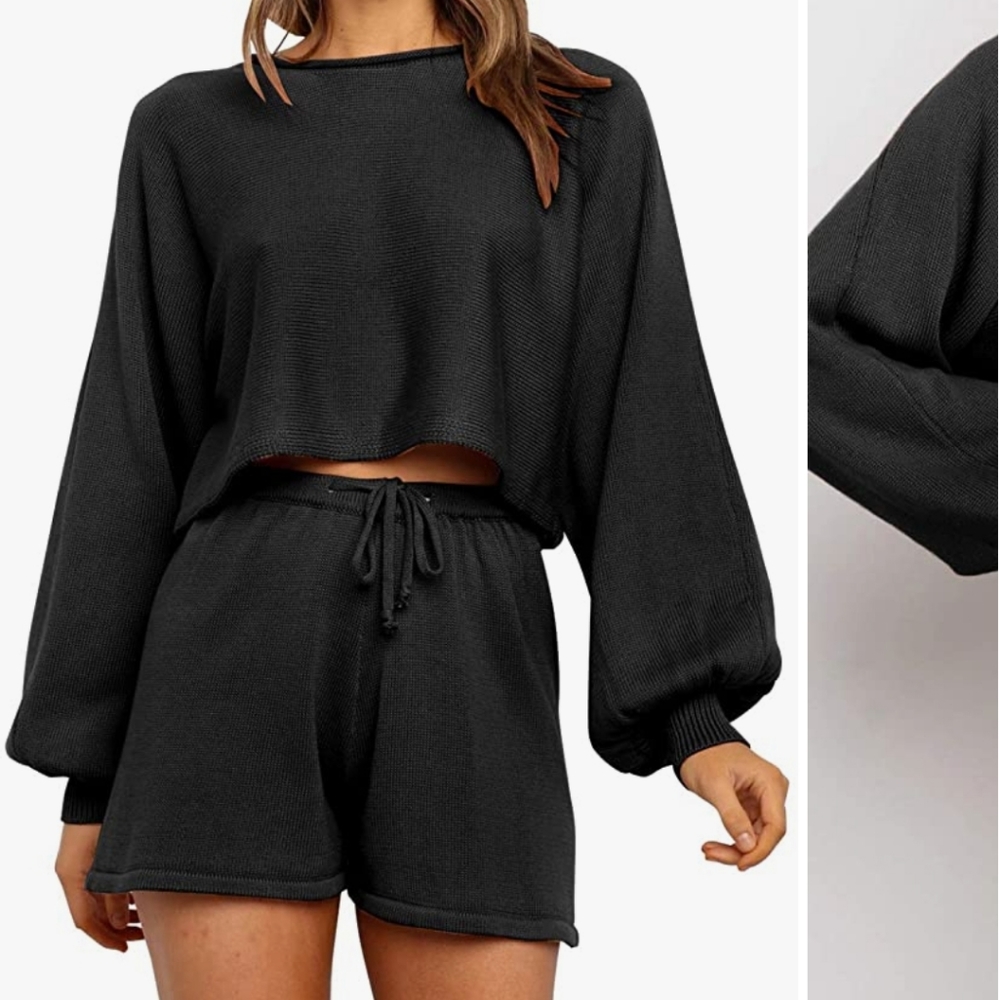 Sweater and shorts set